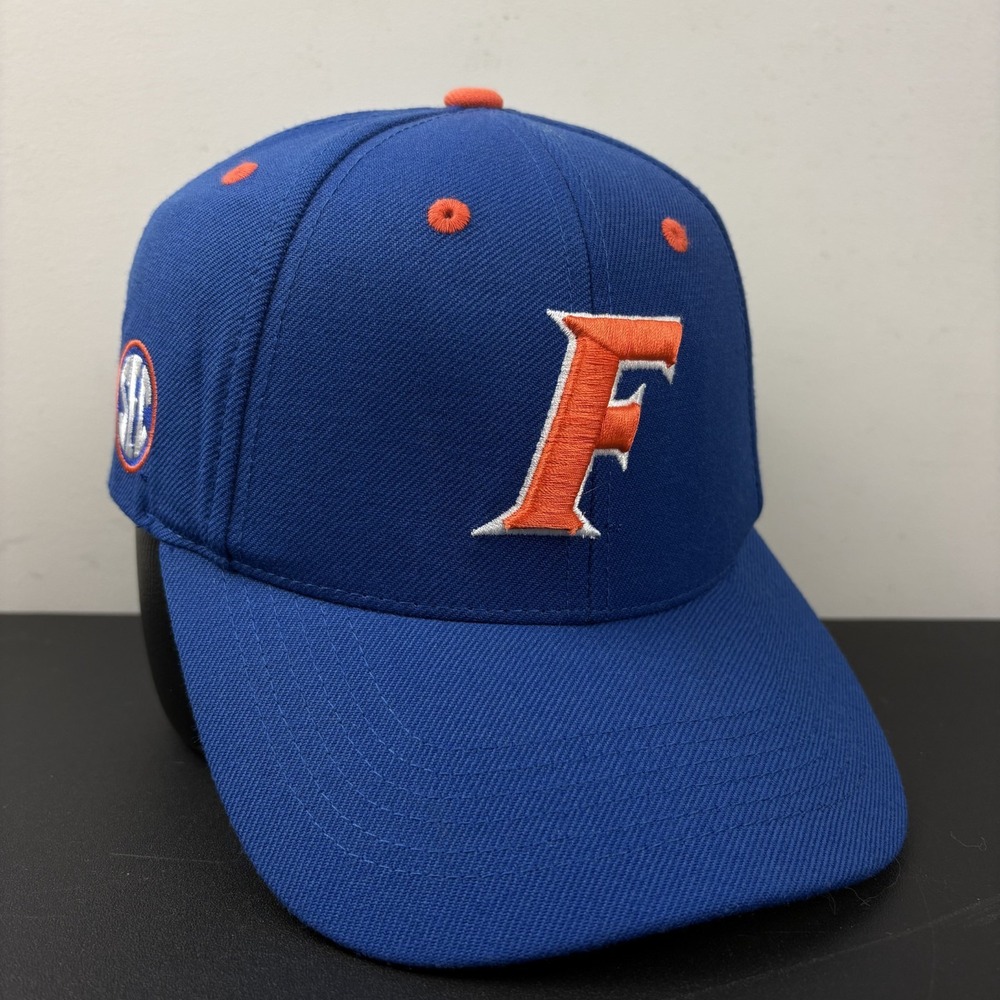 Vintage Florida Gators Strapback Hat Royal Blue Embroidered SEC Adjustable Cap